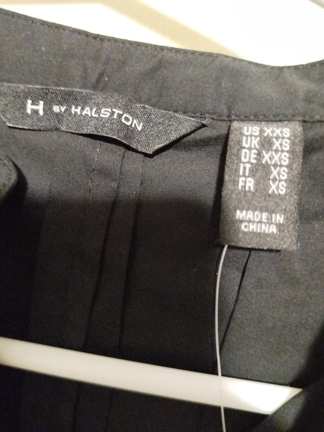 H by Halston Black Blouse - Size XXS - photo 2