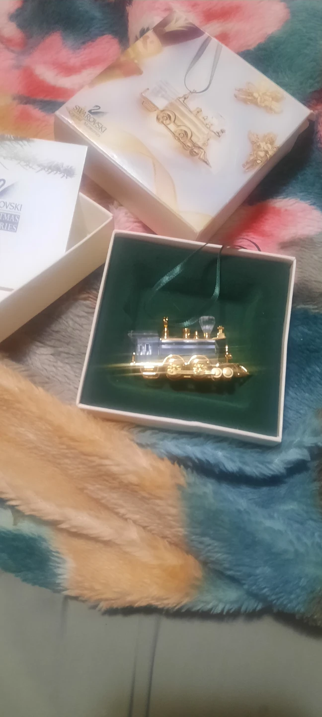 Swarovski Christmas Train Ornament - New in Box!