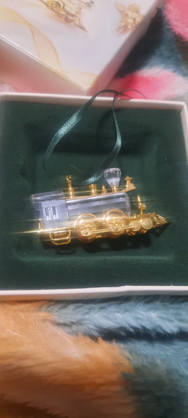 Swarovski Christmas Train Ornament - New in Box! - photo 2