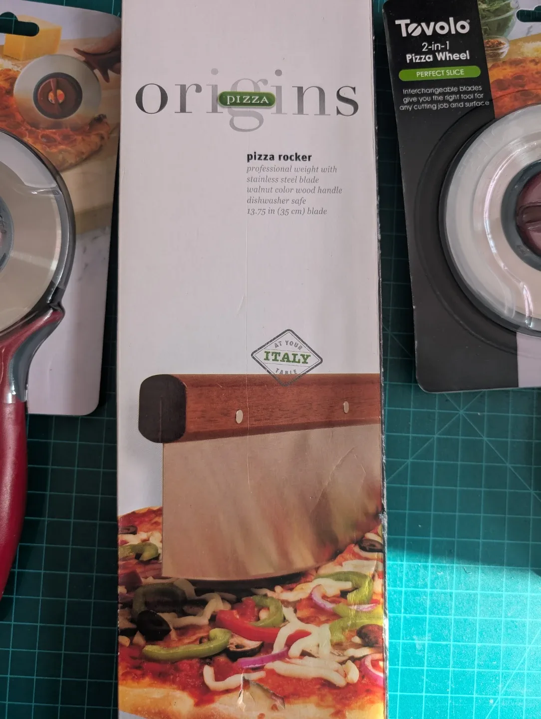 Tovolo 2-in-1 Pizza Wheel, Origins Pizza Rocker & More image indicator(8)