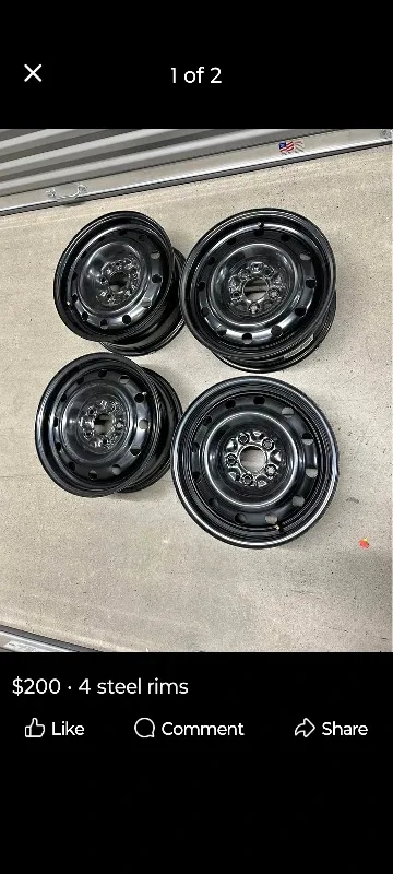 4 Steel Rims - $150