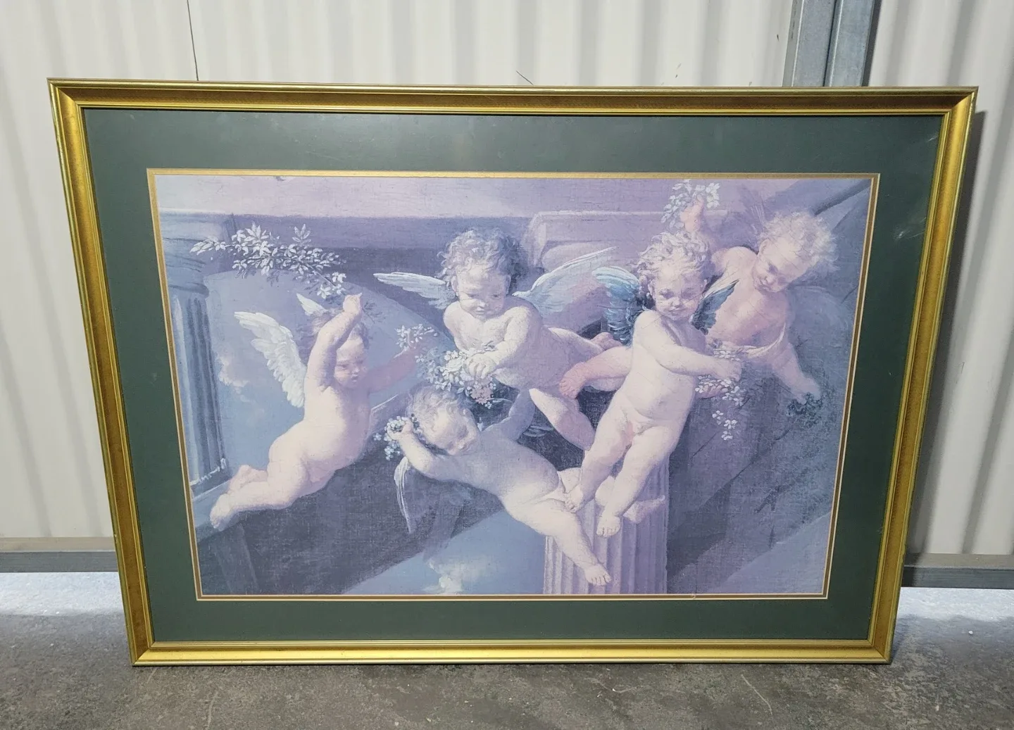 Framed Cherub Art Print