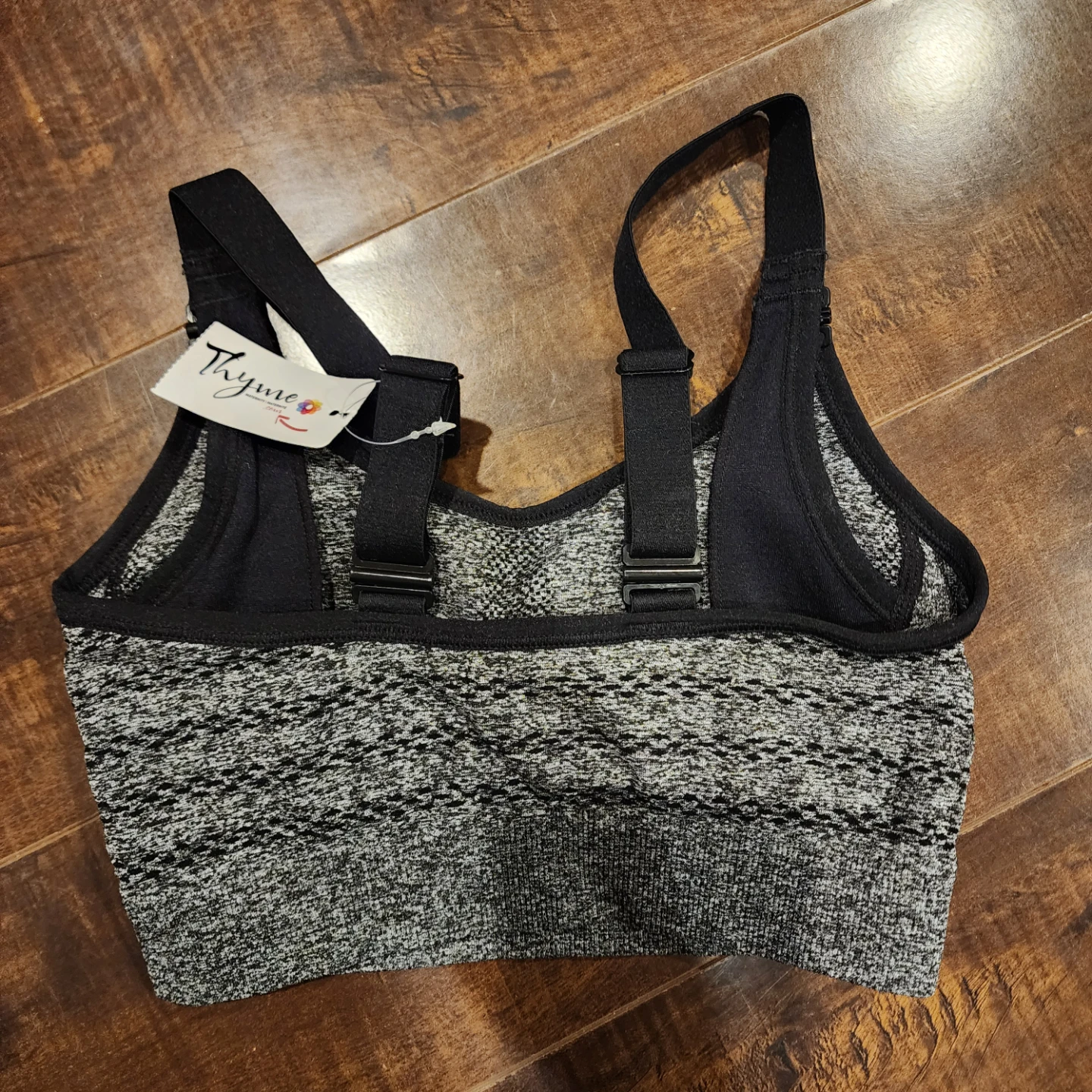 Thyme XS/TP Sports Bra - Grey & Black - photo 2