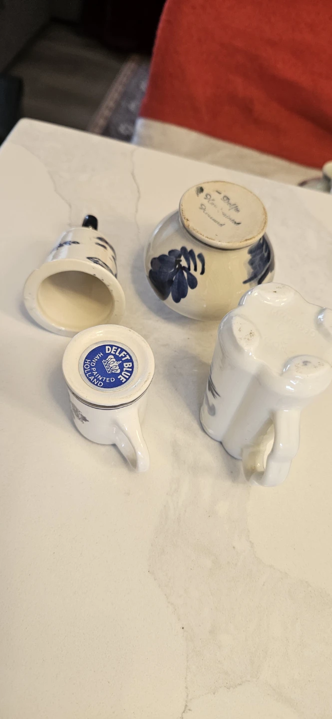 Vintage Delft Blue Holland Decorative Set - photo 2