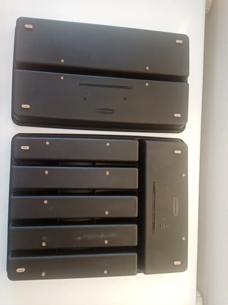 LikeNew~Rubbermaid No-Slip Flatware Drawer Organizers #Cleanout image indicator(2)