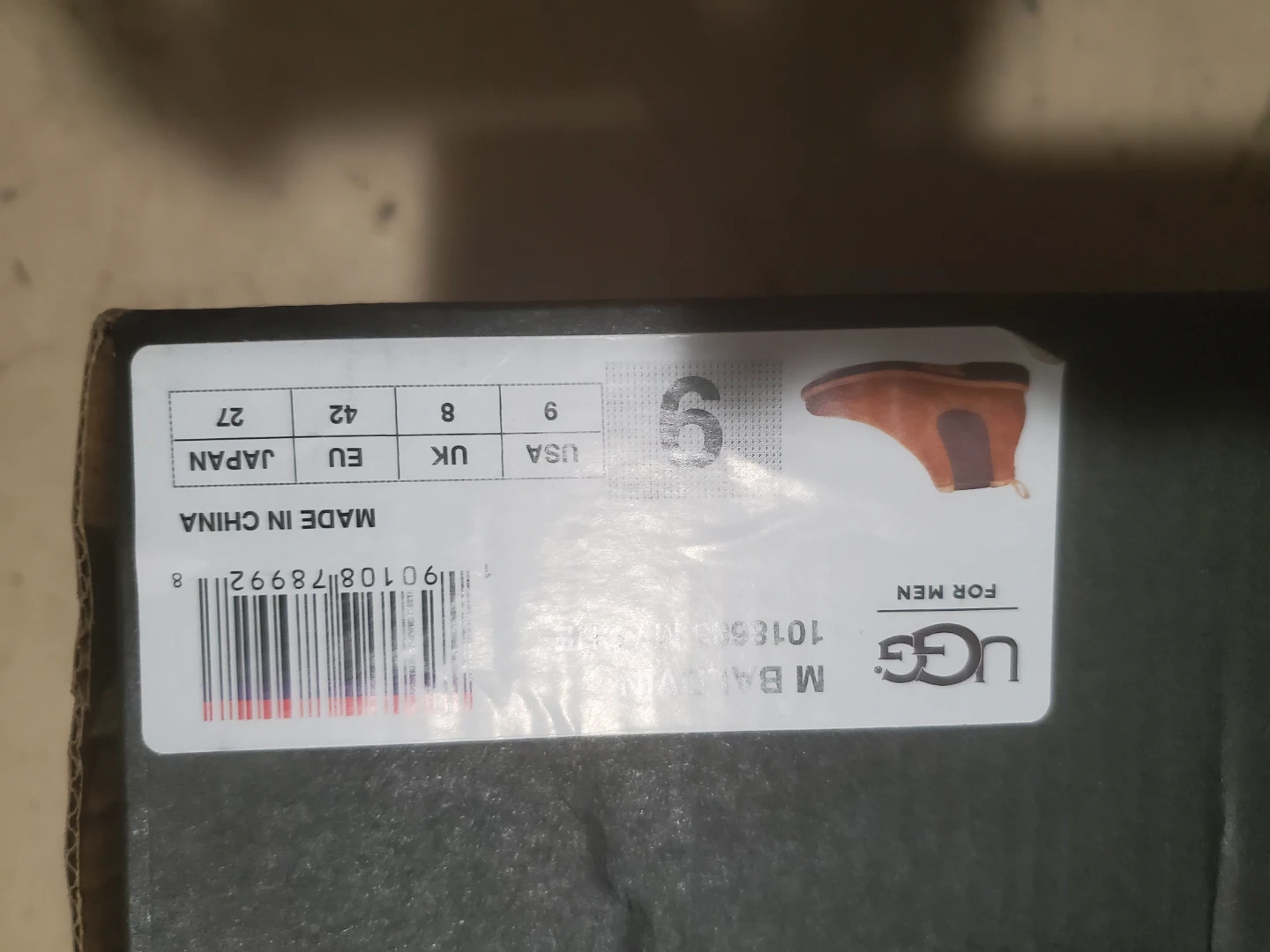NEW UGG Men's Chelsea Boots, Size  9 , Brown, New in Box - photo 4