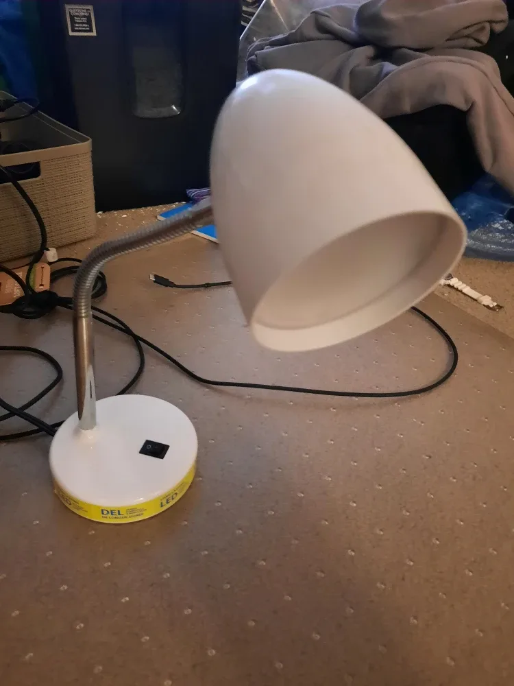 DEL LED Desk Lamp - White