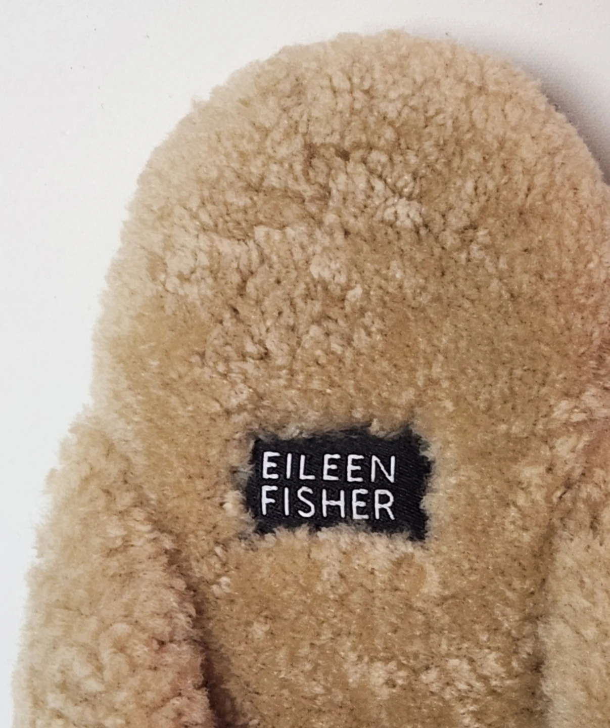 Eileen Fisher Vero Cuoio Shearling Mules Size 9 - photo 3
