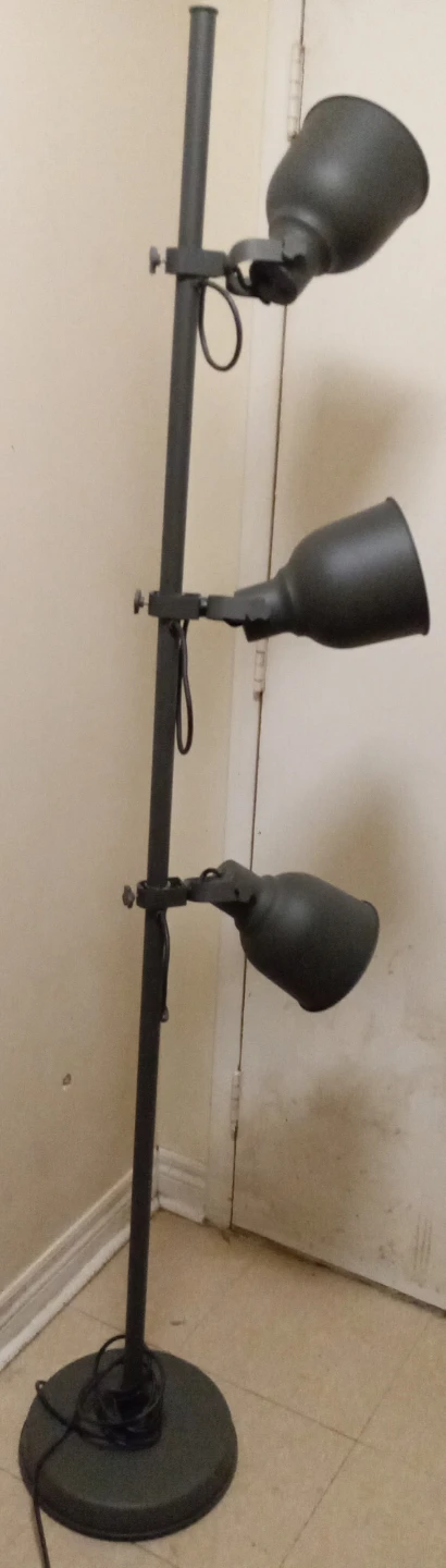 IKEA Floor Lamp with 3 Adjustable Lights