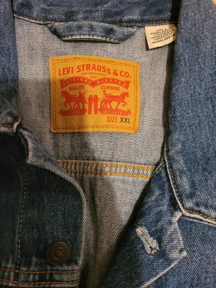 Levi Strauss Denim Jacket - Size XXL image indicator(2)