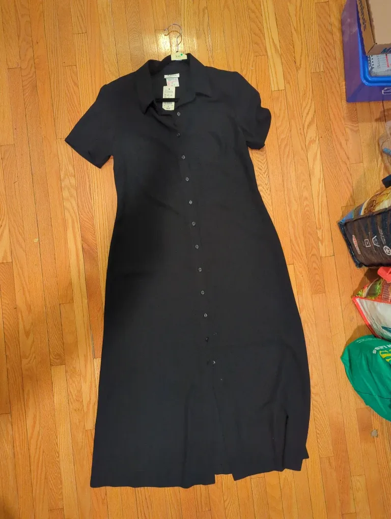 Brand New Vintage Black Dress #Cleanout