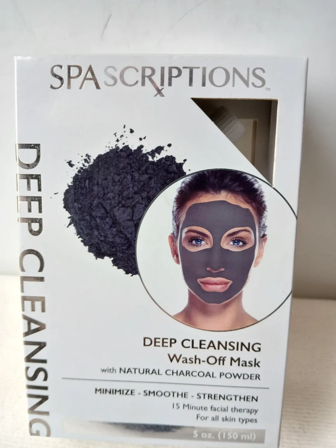 2 SpaScriptions Face Masks (Anti-Aging & Deep Cleansing). $8 EA. image indicator(2)