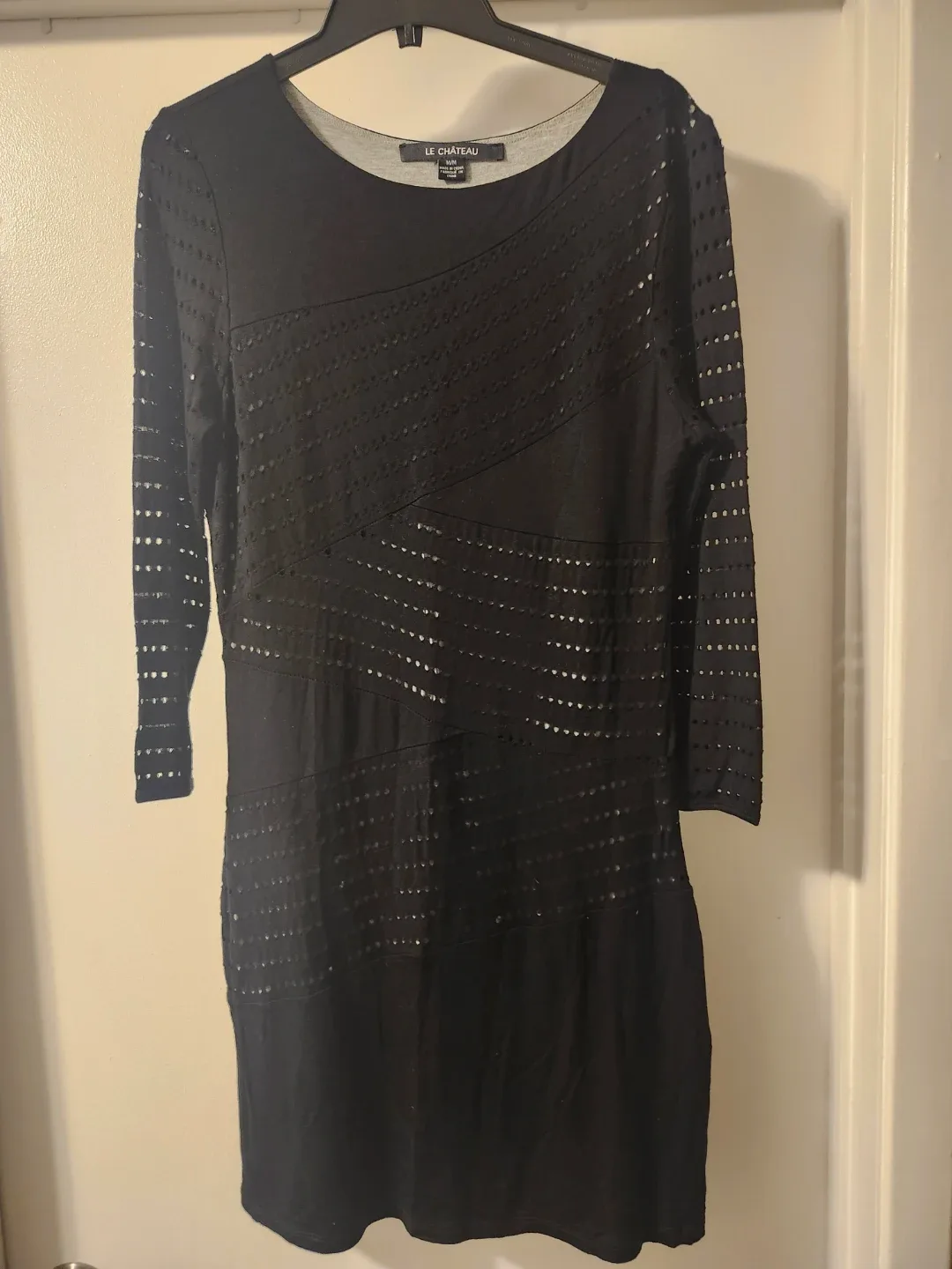 Le Chateau Black Dress Size M