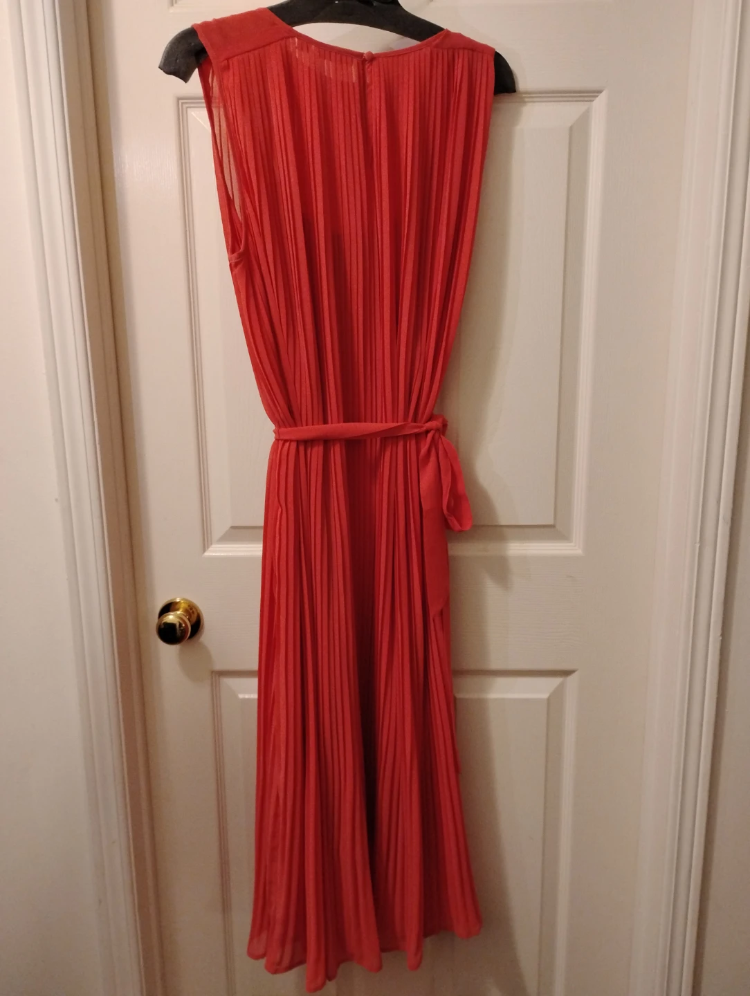 Hugo Boss Red Pleated Maxi Dress - photo 2