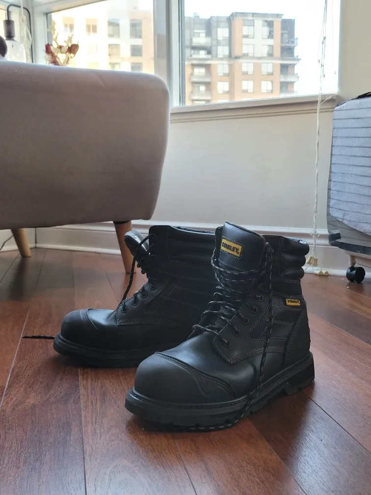 Stanley Black Work Boots (Safety boots) image indicator(2)