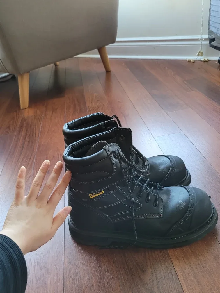 Stanley Black Work Boots (Safety boots) image indicator(6)