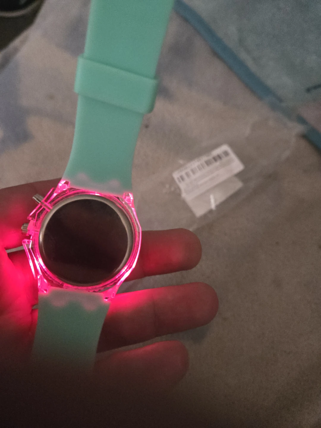 Geneva Quartz Light-Up Watch - Mint Green - photo 2