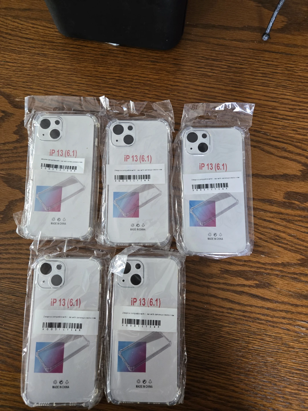 New iPhone 13 (6.1) Clear Case (5 pieces $5)