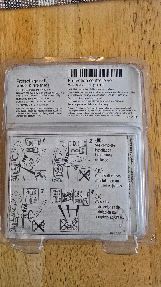 New Kia Wheel Lock Set image indicator(2)
