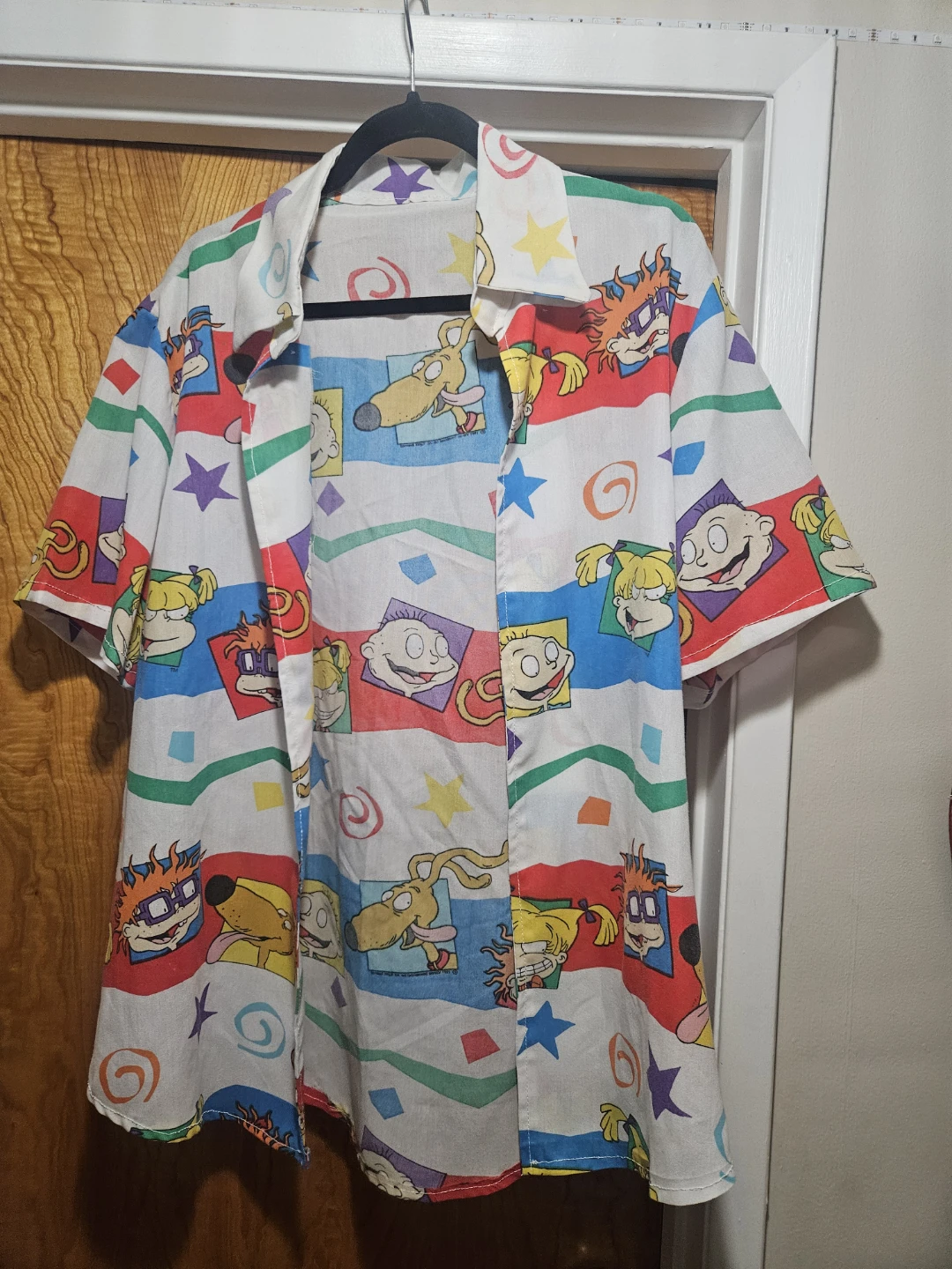 1 of 1 Handmade 90s Rugrats button up