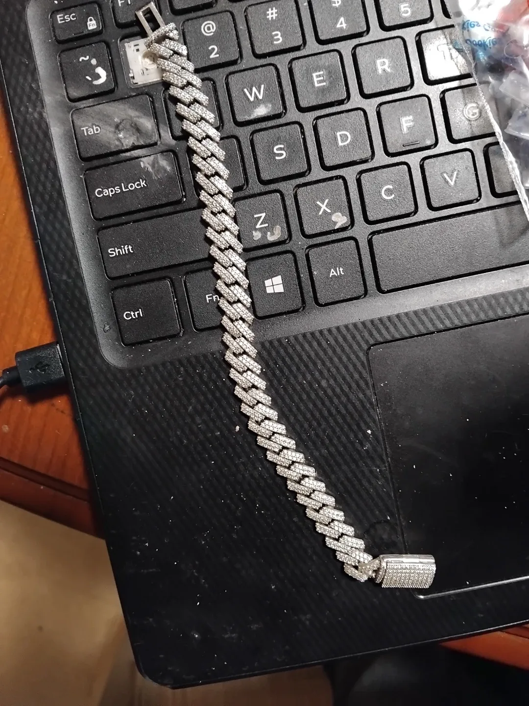 Silver Cuban Link Bracelet