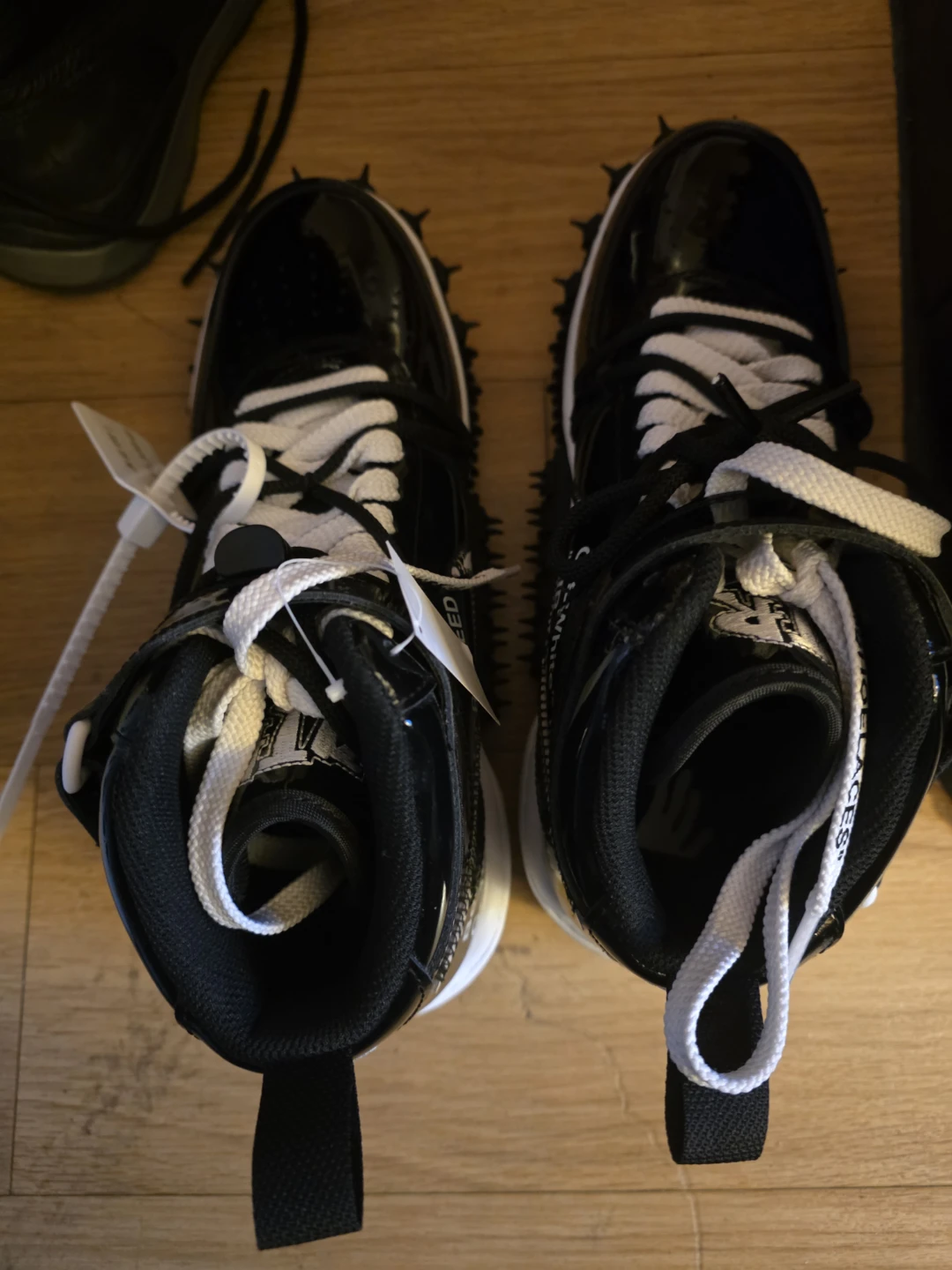 Nike Air Force 1 Mid Off-White Black - photo 2