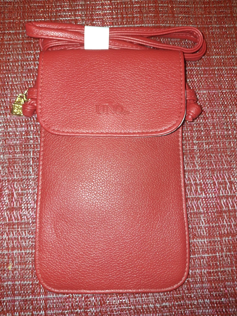 UNO Red Cell Phone Crossbody Bag