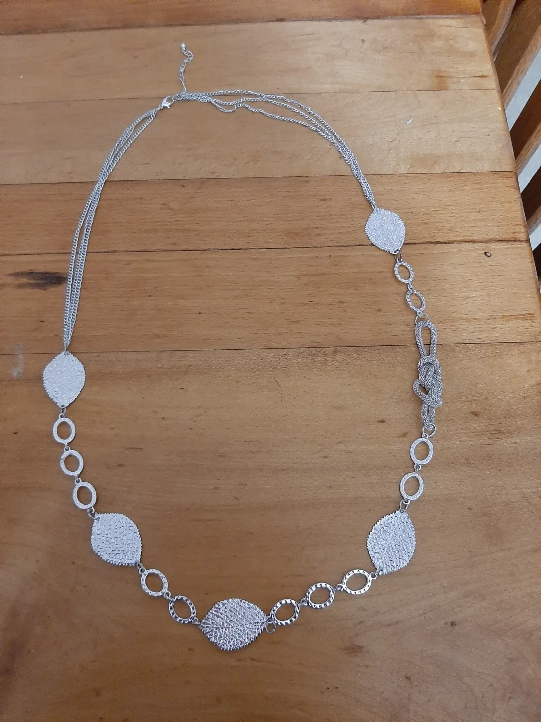 Silver Tone Fashion Necklace