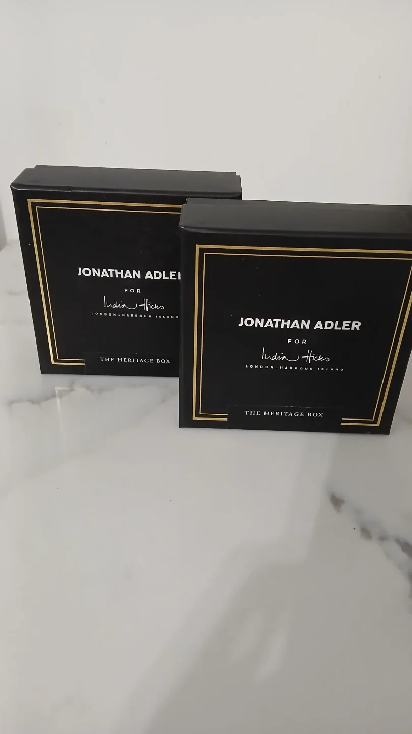 Jonathan Adler set of 2 ceramic trinket vessels image indicator(5)