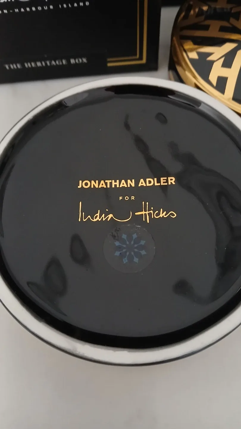 Jonathan Adler set of 2 ceramic trinket vessels image indicator(7)