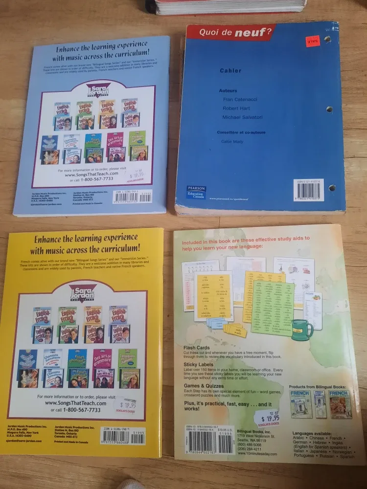 French Learning Books Bundle #cleanout image indicator(5)