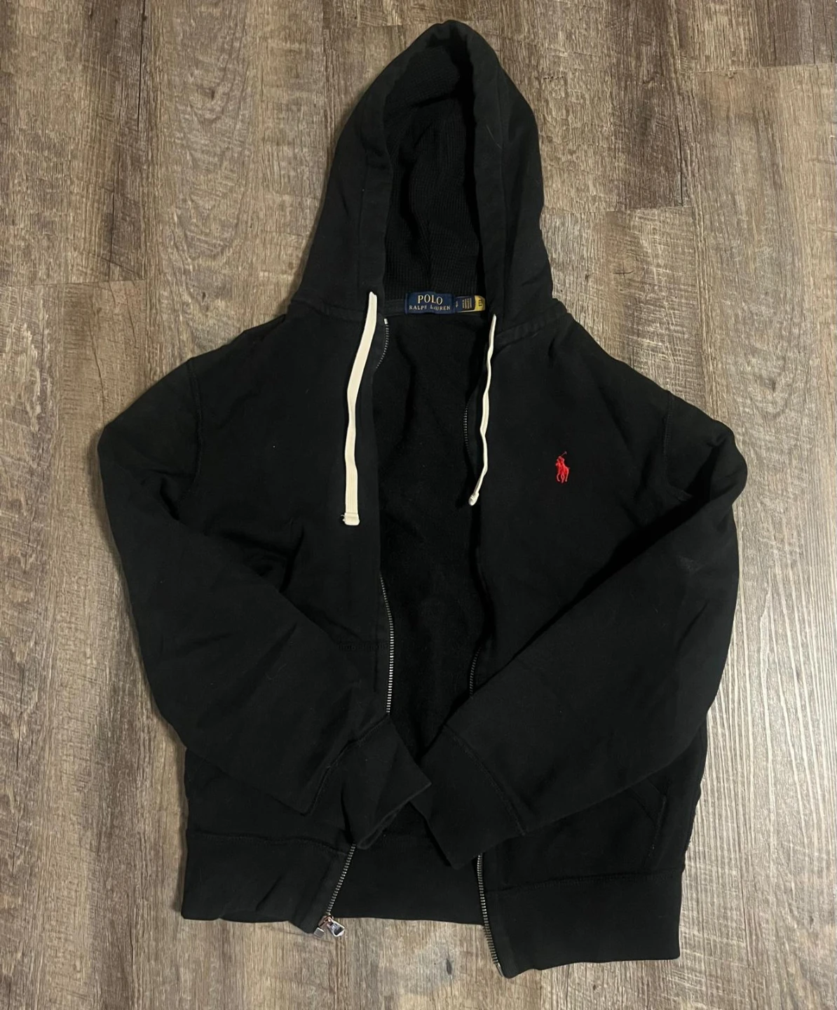 Polo Ralph Lauren Black Hoodie - Size S UNISEX