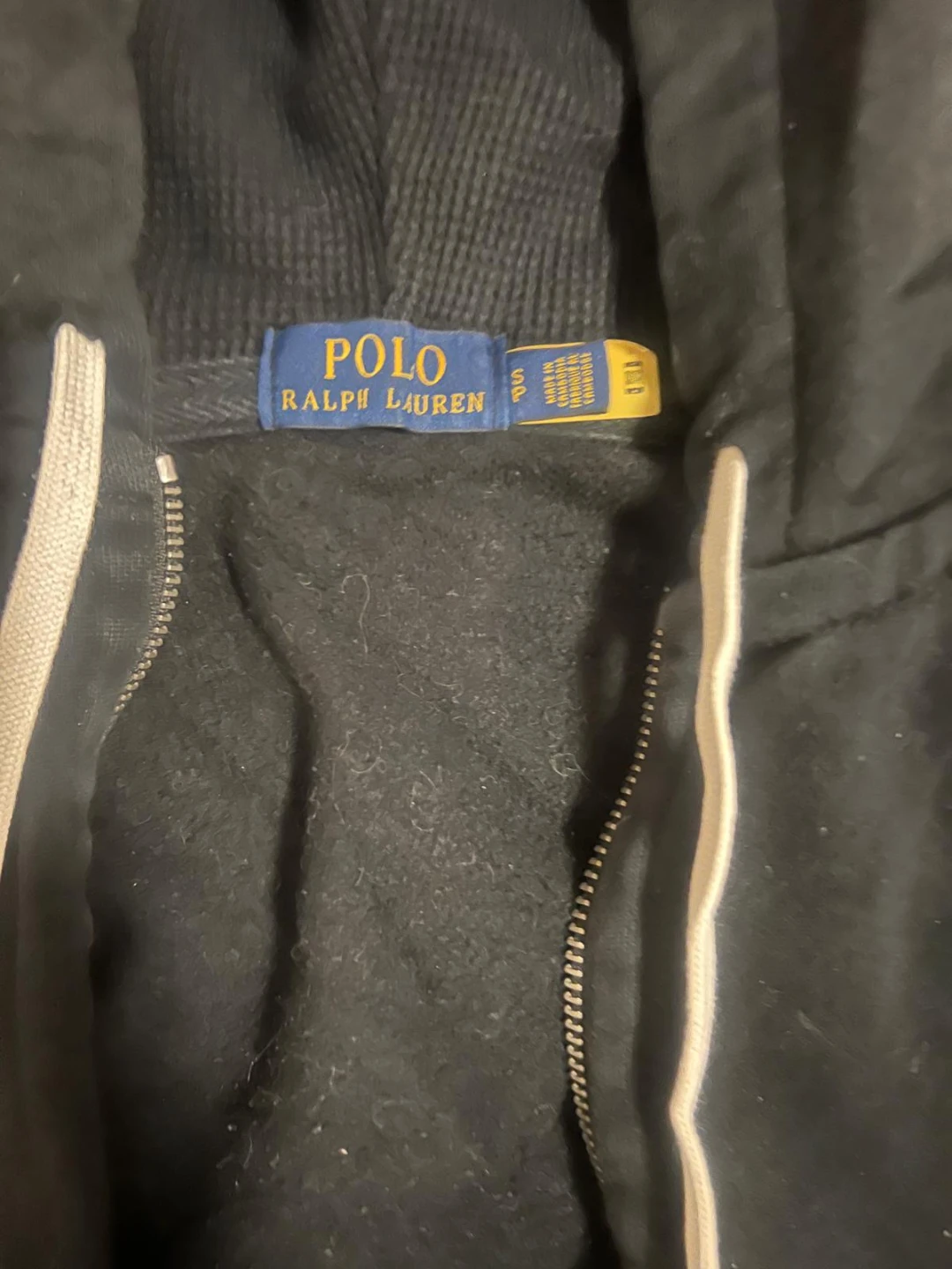 Polo Ralph Lauren Black Hoodie - Size S UNISEX - photo 2