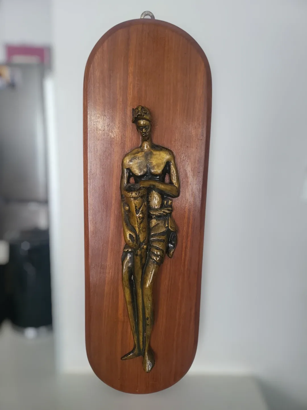 Vintage Wood & Bronze Wall Art image indicator(2)