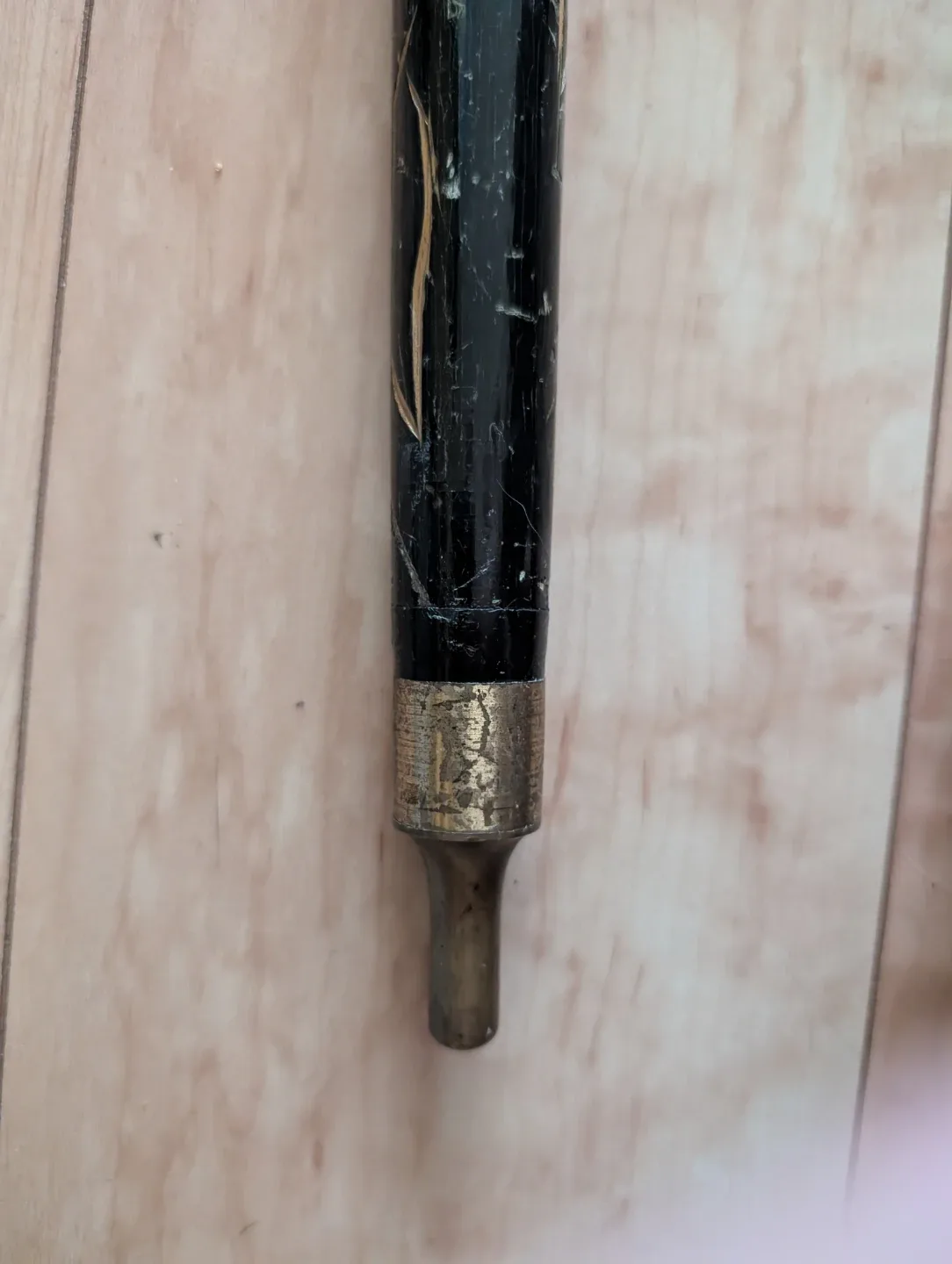 Vintage Black Walking Stick/Pool Cue #Cleanout image indicator(5)