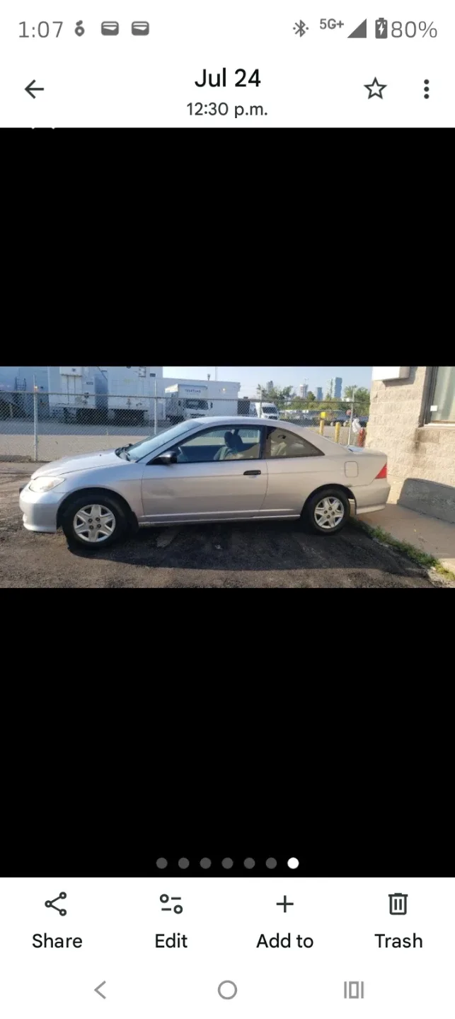 Honda Civic Coupe Dx with Rust  178k