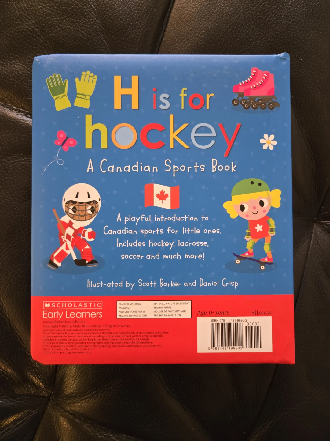 "H is for Hockey" Canadian Sports Book - photo 2
