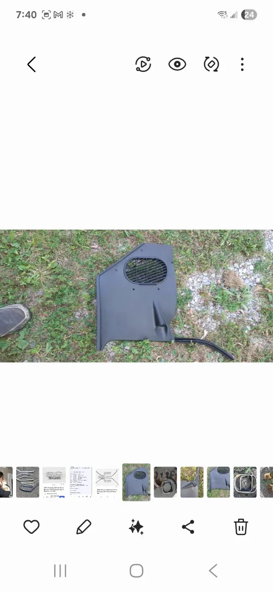 1969 Chevrolet Nova Rh kick panel