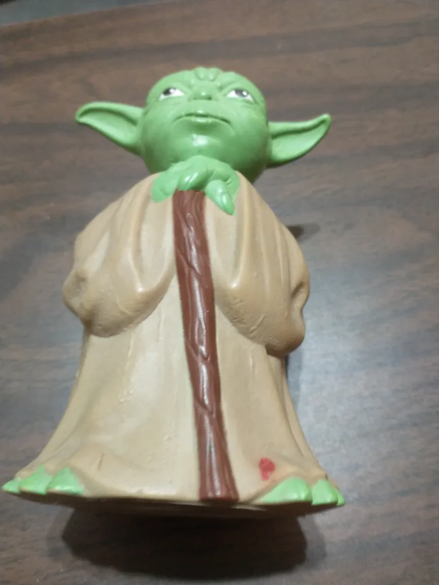 14 cm, 6" official Lucasfilm Yoda figurine, dated 1981 image indicator(2)