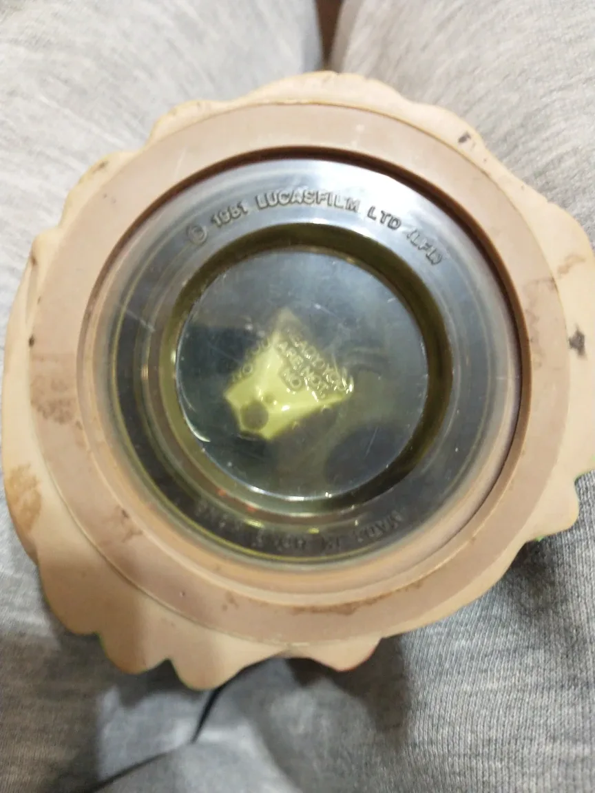 14 cm, 6" official Lucasfilm Yoda figurine, dated 1981 image indicator(4)