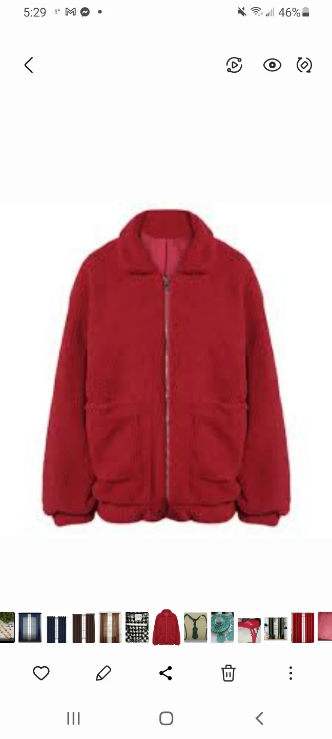 Red Zip-Up Jacket