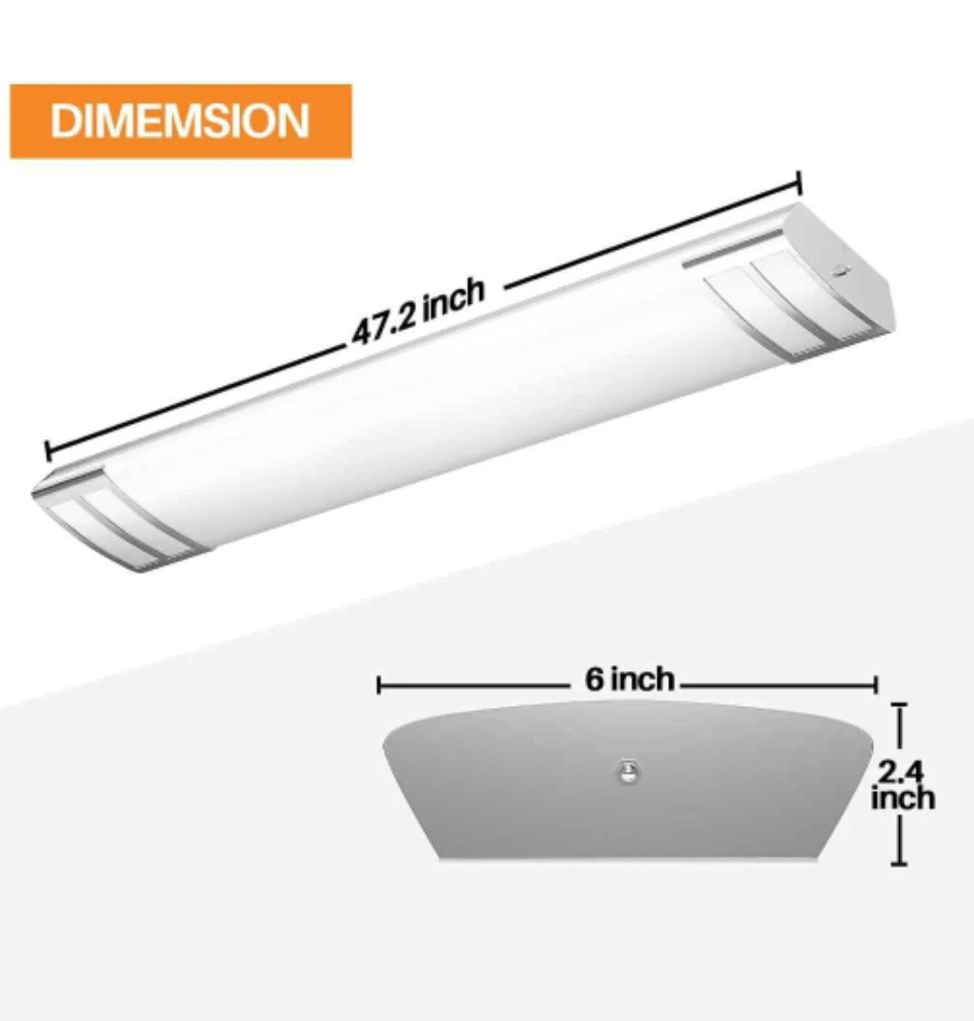 FAITHSAIL 4FT LED Light Fixture - photo 3