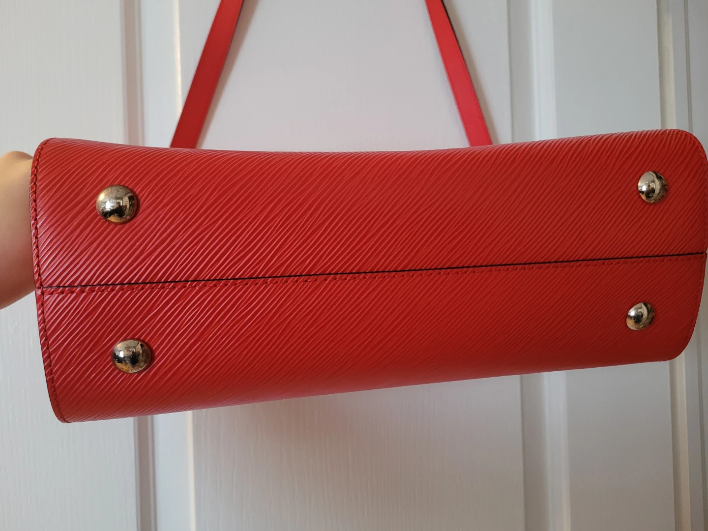 Louis Vuitton Red Leather Shoulder Bag - photo 3