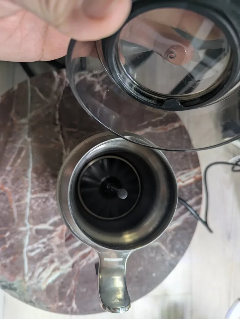 Nespresso digital milk frother #cleanout image indicator(3)