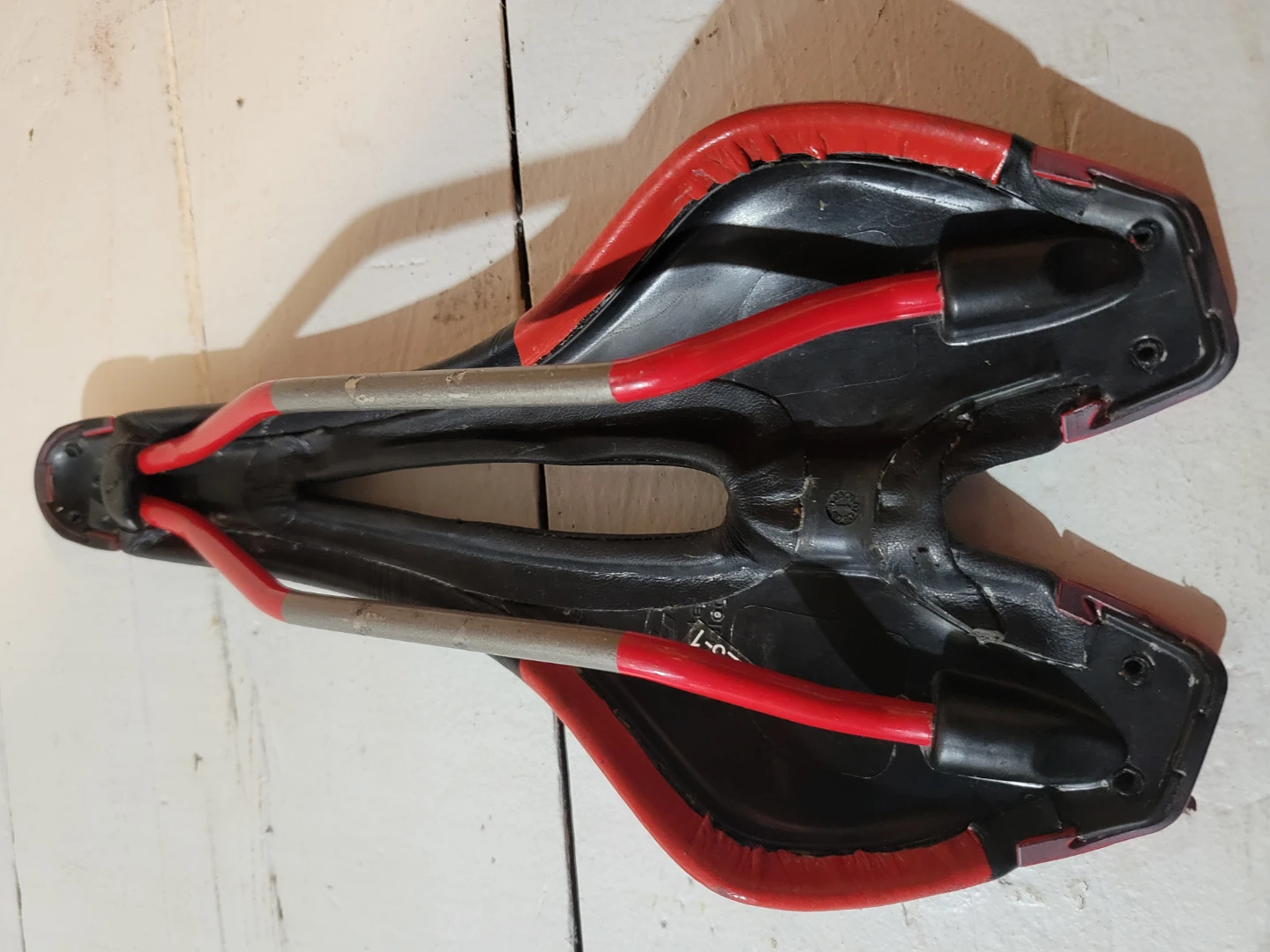 Specialized Toupe Bike Saddle - Black & Red