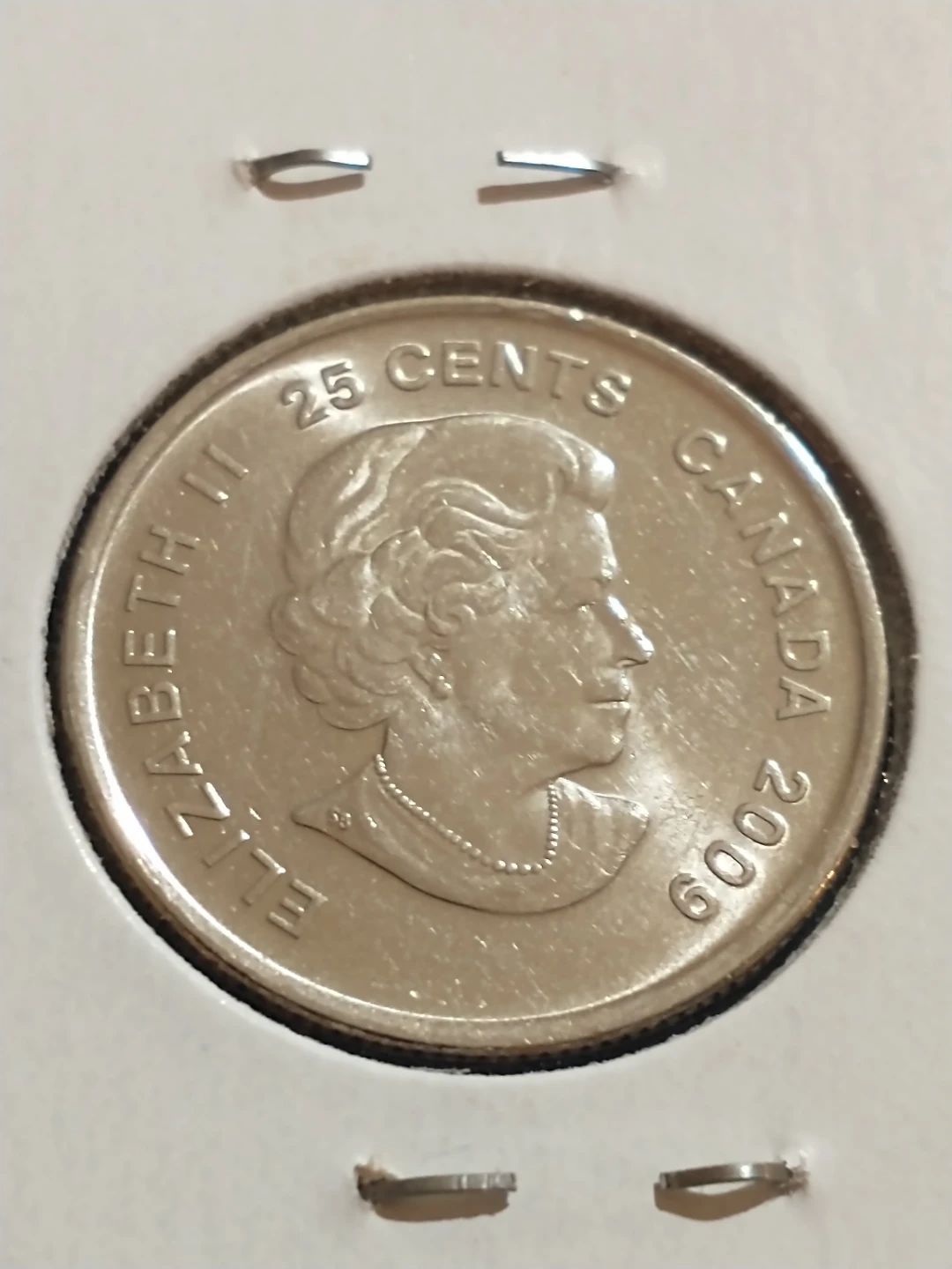 Nice 2002 Men's Hockey 25 Cent Coin - photo 3