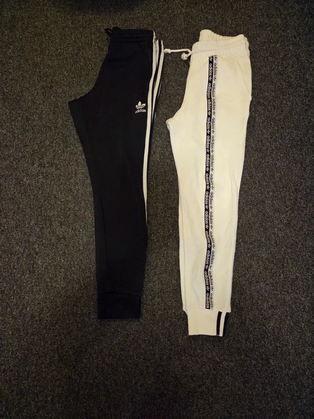 Adidas Jogger Pants - Black & White
