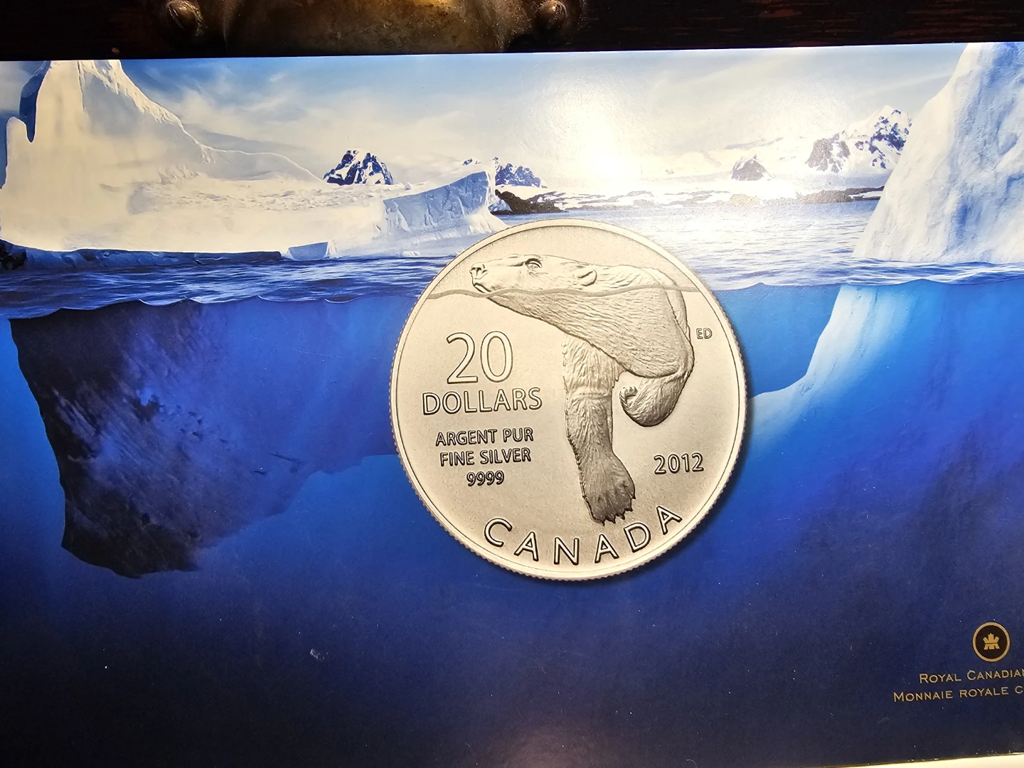 Set of 3 2012 Canadian $20 Pure Silver Coin - Polar Bear