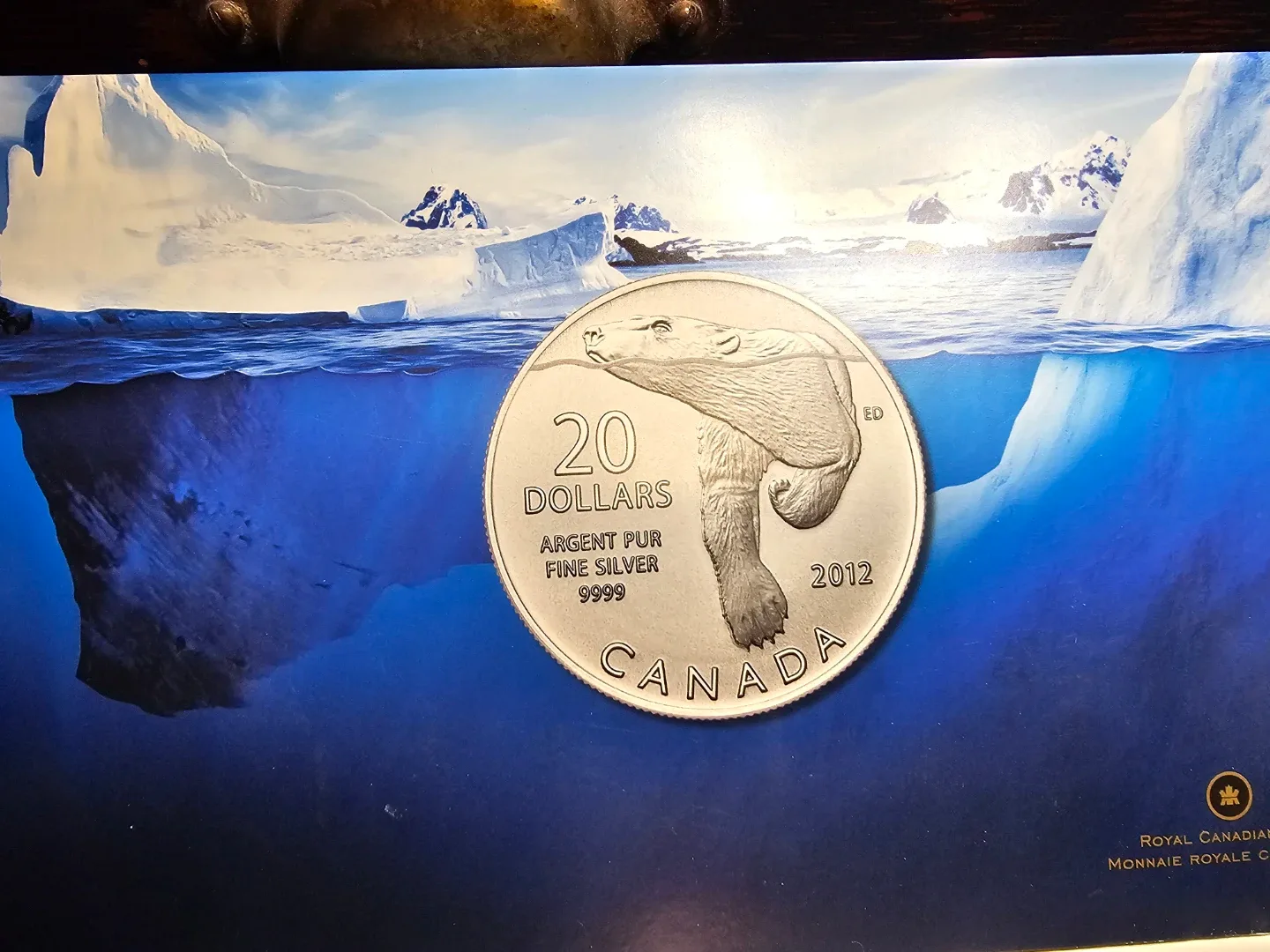 Set of 3 2012 Canadian $20 Pure Silver Coin - Polar Bear