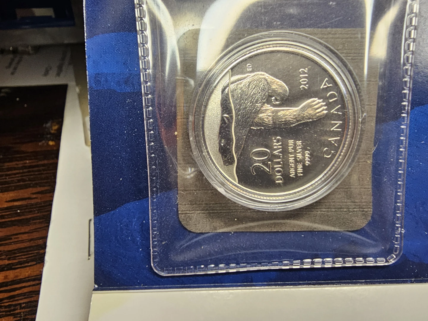 Set of 3 2012 Canadian $20 Pure Silver Coin - Polar Bear - photo 4
